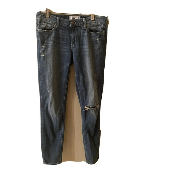 Page Light Wash Destressed Jeans Sz.27 Verdugo Ultra Skinny - Picture 1 of 4